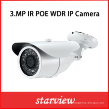 3.0MP WDR Poe IP Water-Proof câmera de bala IR